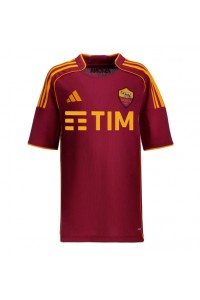 Fotbalové Dres AS Roma Dámské Domácí Oblečení 2025-26 Krátký Rukáv